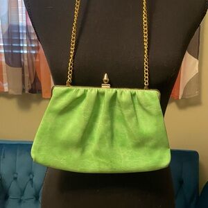 Green Chain Strap Women's Bag